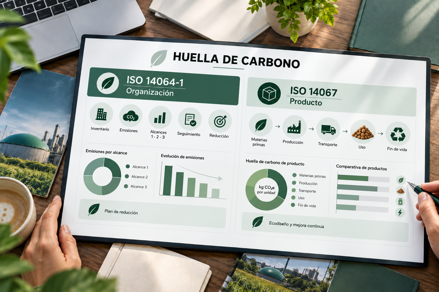 An&aacute;lisis de datos ambientales para huella de carbono